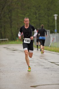 Ulf Zimmermann auf der Laufstrecke